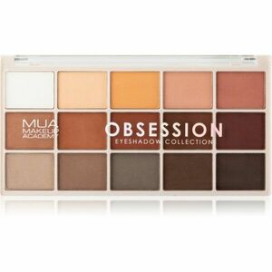 MUA Makeup Academy Professional 15 Shade Palette paletka očních stínů odstín Obsession 12 g obraz