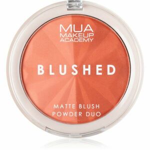 MUA Makeup Academy Blushed Powder Blusher pudrová tvářenka odstín Peach Fizz 5 g obraz