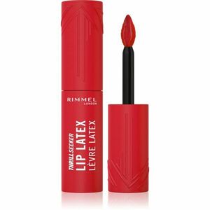 Rimmel Thrill Seeker Lip Latex tekutá rtěnka odstín 400 Rimmel Red 6 ml obraz