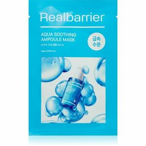 Real Barrier Aqua Soothing Ampoule Mask zklidňující plátýnková maska 28 ml obraz