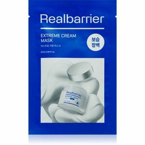 Real Barrier Extreme Cream Mask zklidňující plátýnková maska pro intenzivní hydrataci pleti 27 ml obraz