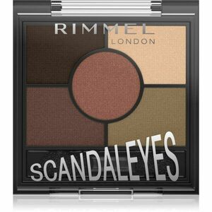 Rimmel ScandalEyes paletka očních stínů odstín 002 Brixton Brown 3.8 g obraz