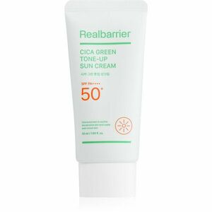 Real Barrier Cica Green Tone-Up Sun Cream intenzivní zklidňující a ochranný krém SPF 50+ 50 ml obraz