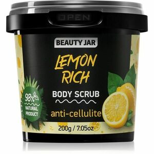 Beauty Jar Lemon Rich tělový peeling proti celulitidě 200 g obraz