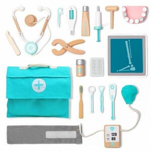 UMU Toys Doctor's set aktivity hračka ze dřeva Turquoise 1 ks obraz