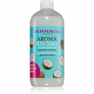 Dermacol Aroma Ritual Brazilian Coconut tekuté mýdlo náhradní náplň 500 ml obraz