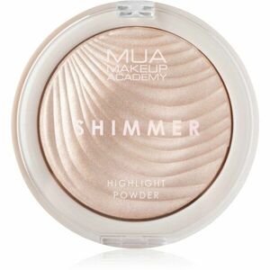 MUA Makeup Academy Shimmer kompaktní pudrový rozjasňovač odstín Oyster Silk 8 g obraz