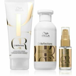 Wella Professionals Oil Reflections Set výhodné balení pro lesk a hebkost vlasů 3 ks obraz