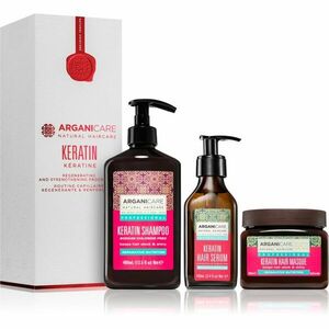 Arganicare Keratin Regenerating and Strengthening Program Set dárková sada s regeneračním účinkem obraz