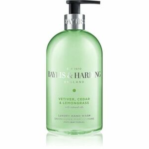 Baylis & Harding Vetiver, Cedar & Lemongrass Anti-Bacterial tekuté mýdlo na ruce 500 ml obraz