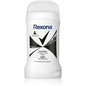 Rexona Invisible Black&White tuhý antiperspirant proti bílým skvrnám 50 ml obraz