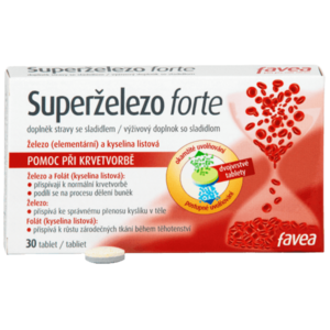 FAVEA Superželezo forte 30 tablet obraz