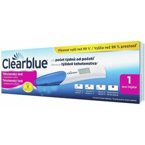 CLEARBLUE Těhotenský test digitální s indikací termínu početí obraz