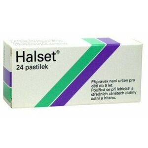 HALSET 5 mg 24 pastilek obraz