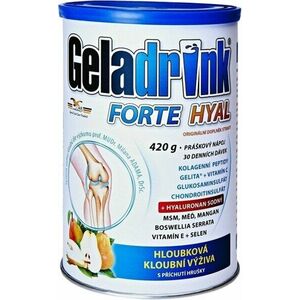 GELADRINK Forte Hyal práškový nápoj hruška 420 g obraz