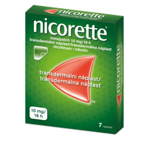 NICORETTE ® invisipatch 10 mg/16 h transdermální náplasti 7 ks obraz