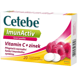 CETEBE Imunactiv malina 20 pastilek obraz