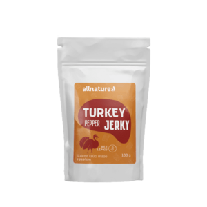 ALLNATURE Turkey pepper Jerky 100 g obraz