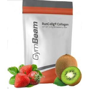 GYMBEAM RunCollg Collagen strawberry-kiwi 500 g obraz