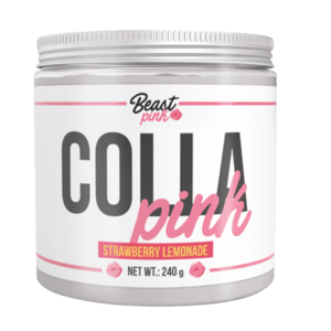 GYMBEAM Colla Pink Strawberry Lemonade 240 g obraz