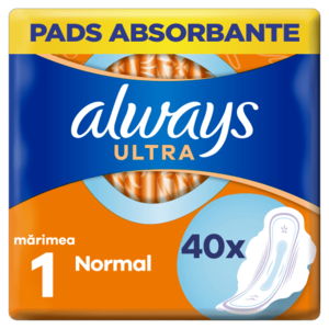 ALWAYS Ultra Hygienické vložky Normal s křidélky 40 ks obraz