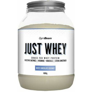 GYMBEAM Just Whey white chocolate coconut 1000 g obraz