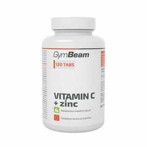 GYMBEAM Vitamín C+zinek 120 tablet obraz