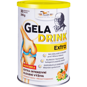 GELADRINK Extra práškový nápoj příchuť pomeranč 390 g obraz