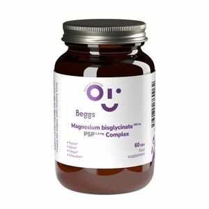 BEGGS Magnesium bisglycinate 380mg + P5P COMPLEX 1, 4mg 60 kapslí obraz