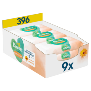 PAMPERS Harmonie Protect & Care Dětské Čisticí Ubrousky 9 x 44 g obraz