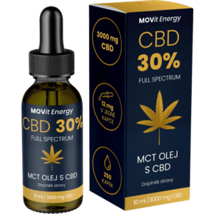 MOVIT ENERGY CBD 30% Full Spectrum MCT olej 10 ml obraz