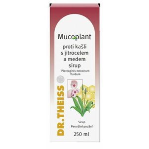 MUCOPLANT Sirup s jitrocelem a medem 250 ml obraz