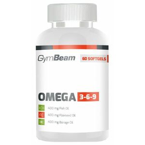 GYMBEAM Omega 3-6-9 unflavored 60 ks obraz