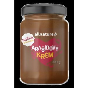 ALLNATURE Arašídový krém s hořkou čokoládou 920 g obraz