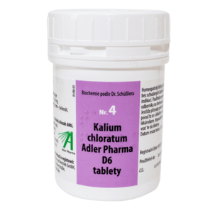 ADLER PHARMA Nr.4 Kalium chloratum D6 1000 tablet obraz