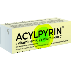 ACYLPYRIN s vitaminem C 320mg/200mg 12 šumivých tablet obraz