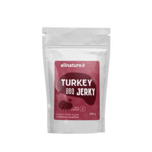 ALLNATURE TURKEY BBQ Jerky 100 g obraz