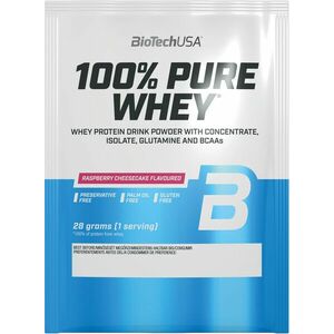 BIOTECH 100% Pure Whey - malinový cheesecake 28 g obraz