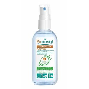 PURESSENTIEL Antibakteriální roztok ve spreji 3 esenciální oleje 80 ml obraz