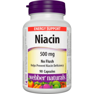 WEBBER NATURALS Niacin 500mg 90 kapslí obraz