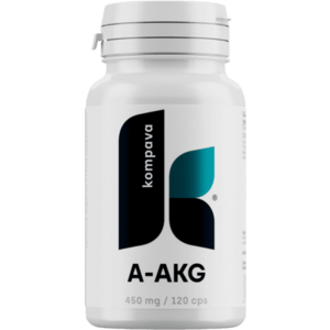 KOMPAVA Arginin A-AKG 450 mg 120 kapslí obraz