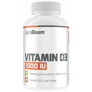 GYMBEAM Vitamín D3 1000 IU fudge brownie 60 kapslí obraz