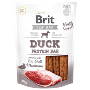 BRIT Dog Jerky Duck Protein Bar 80 g obraz