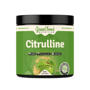 GREENFOOD NUTRITION Citrulline, juicy apple 240 g obraz