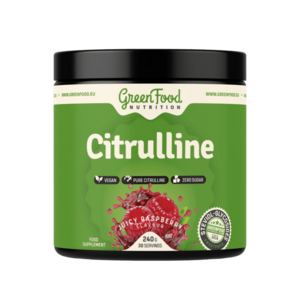 GREENFOOD NUTRITION Citrulline, juicy Raspberry 240 g obraz