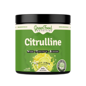 GREENFOOD NUTRITION Citrulline, juicy lemon 240 g obraz