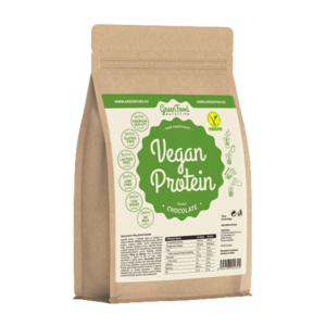 GREENFOOD NUTRITION Vegan Protein příchuť čokoláda 750 g obraz