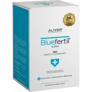 ALIVER NUTRACEUTICS Bluefertil plus doplněk stravy pro muže 120 kapslí obraz