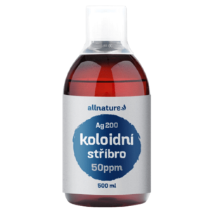 ALLNATURE Koloidní stříbro Ag200 - 50 ppm 500 ml obraz