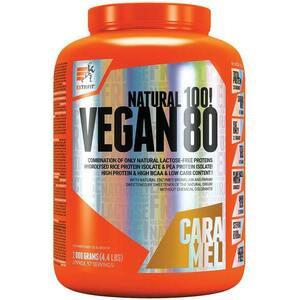 EXTRIFIT Vegan 80 karamel 2000 g obraz